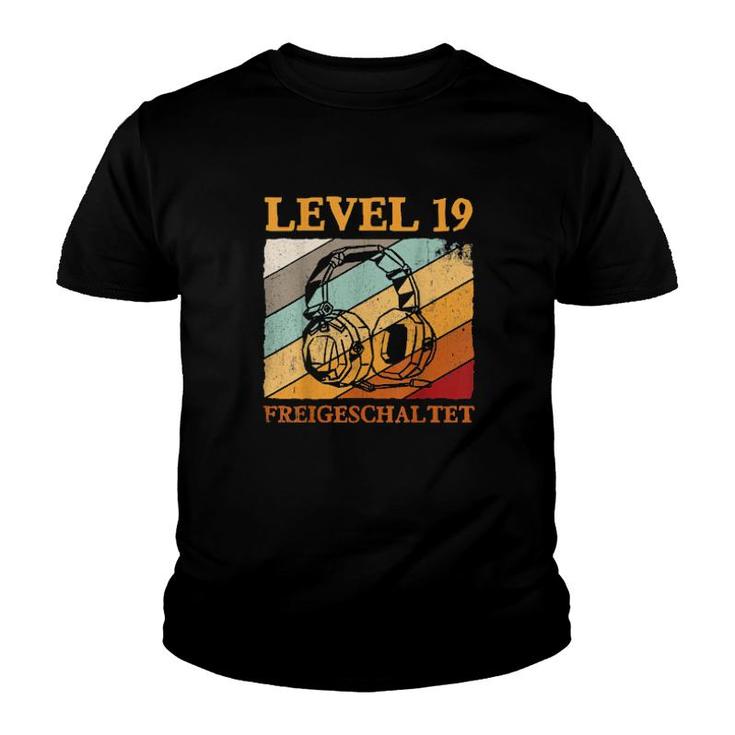 19Geburtstag Gaming Video Gamer Level 19 Freigeschaltet  Youth T-shirt