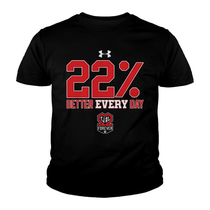 22' Better Every Day Tjal Forever  Youth T-shirt