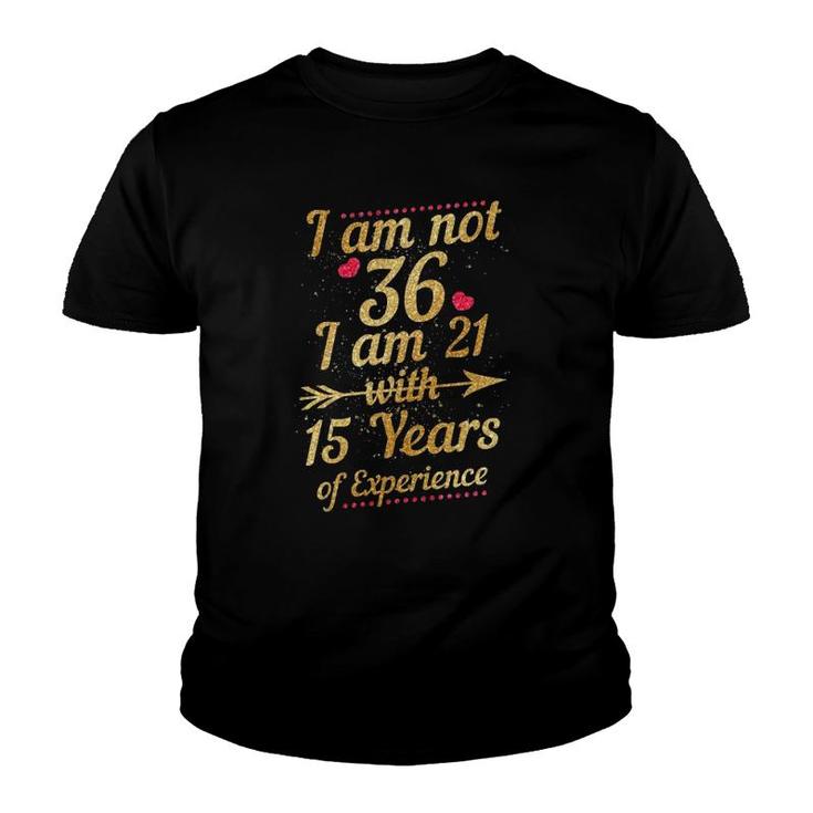 36Th Birthday Woman 36 Years Old Gift Youth T-shirt