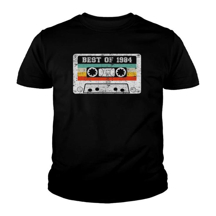 38Th Birthday Gifts Vintage Best Of 1984 Retro Cassette Youth T-shirt