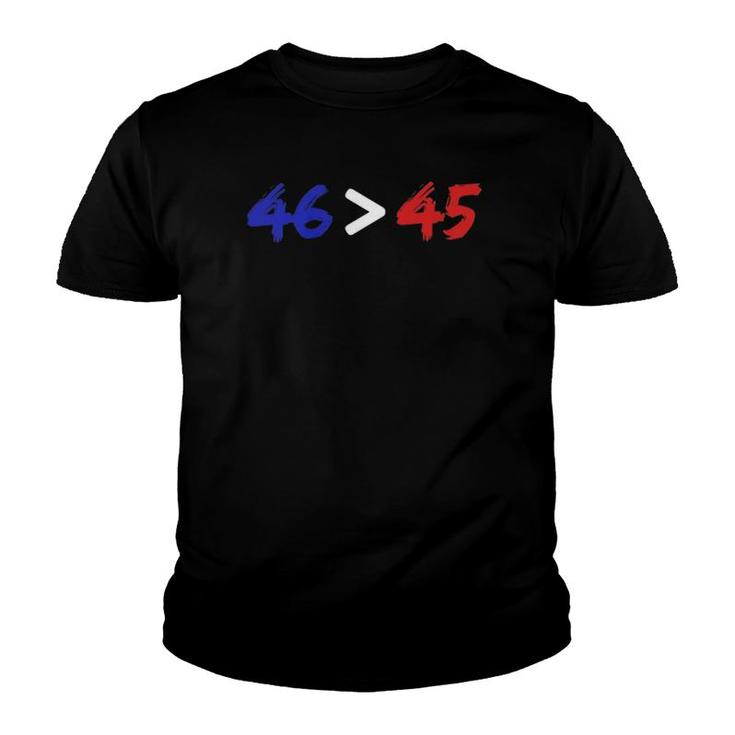 46 45 The 46Th President Will Be Greater Than The 45Th Raglan Baseball Tee Youth T-shirt