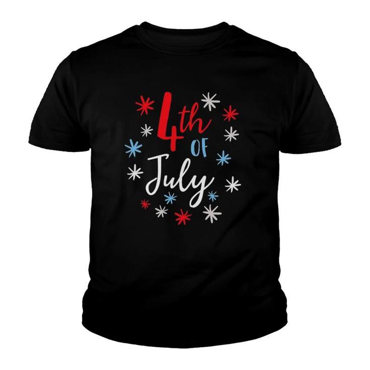 4Th Of July Independence Day Star Party Youth T-shirt