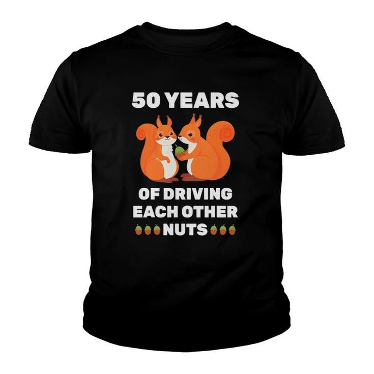 50Th 50 Years Wedding Anniversary Funny Couple For Him Her Youth T-shirt