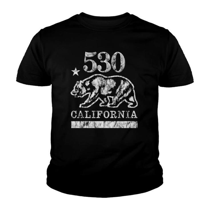 530 California Redding Chico Tahoe Davis Marysville Youth T-shirt