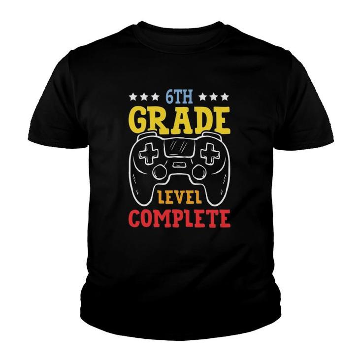 6Th Grade Level Complete Last Day Of School Game Controller Youth T-shirt