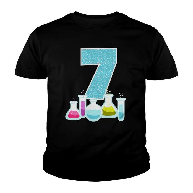 7Th Birthday Science Theme Party Science Experiments Science Youth T-shirt