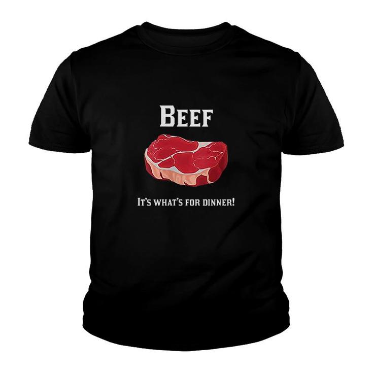 90s Beef Its What's For Dinner Youth T-shirt