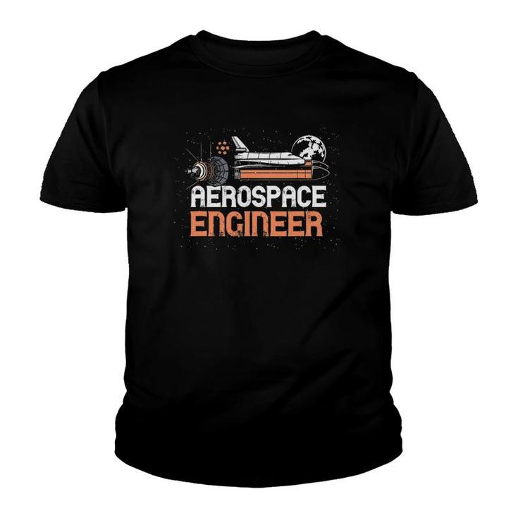 Aerospace Engineer Aeronautical Engineer Space Man Youth T-shirt