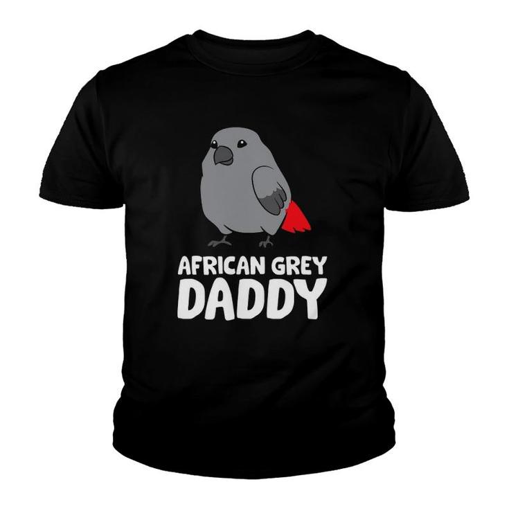 African Grey Daddy Bird African Grey Parrot Youth T-shirt