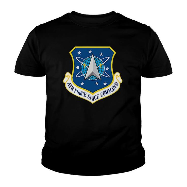 Air Force Space Command Afspc Military Veteran Insignia Youth T-shirt