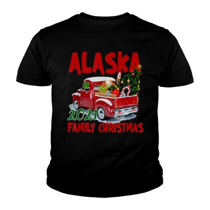 Alaska Christmas 2021 Matching Family Christmas Pajama Set Youth T-shirt