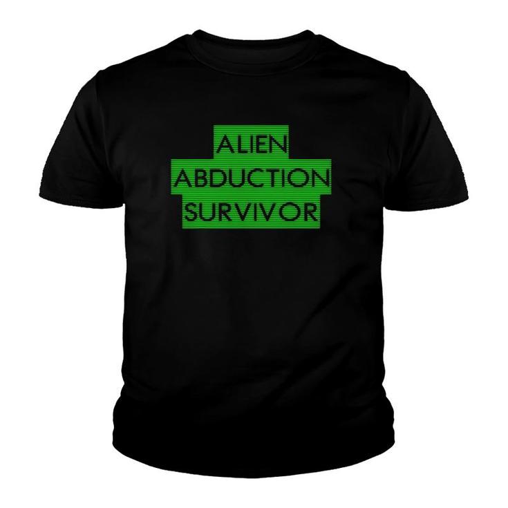 Alien Abductee Ufo Survivor Paranormal Abduction Youth T-shirt