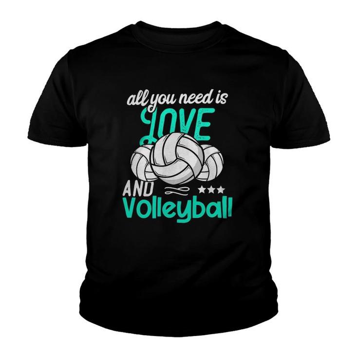 All You Need Is Love Volleyball Youth T-shirt