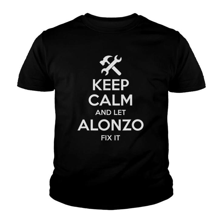 Alonzo Fix Quote Funny Birthday Personalized Name Gift Idea Youth T-shirt
