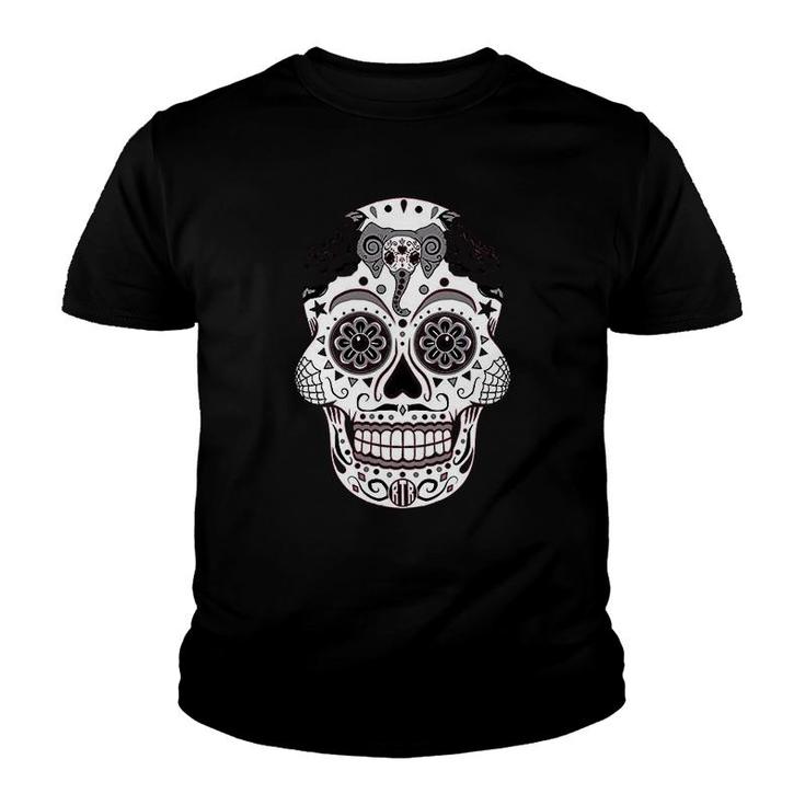 America  Finest  Alabama  Skull Youth T-shirt