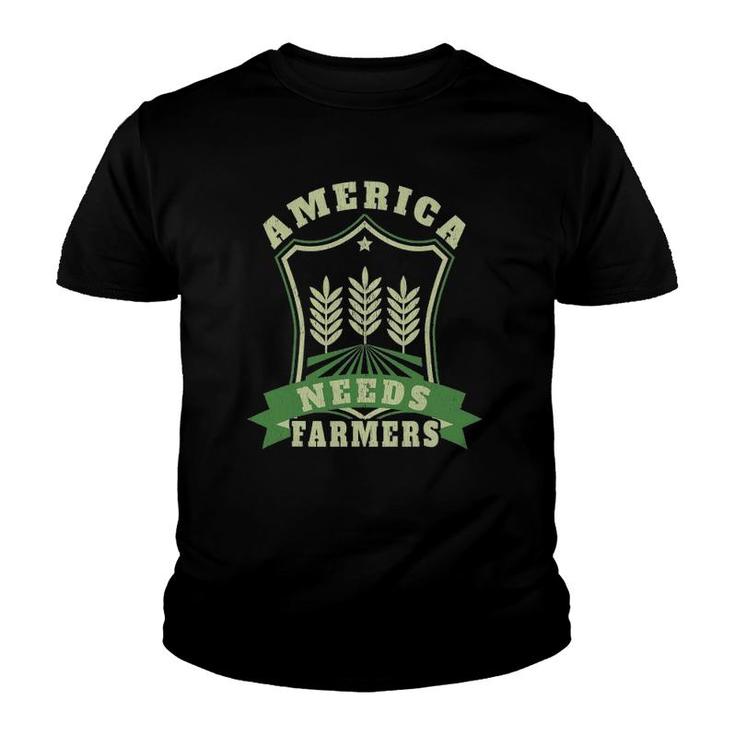 America Needs Farmers For A Farmer Youth T-shirt