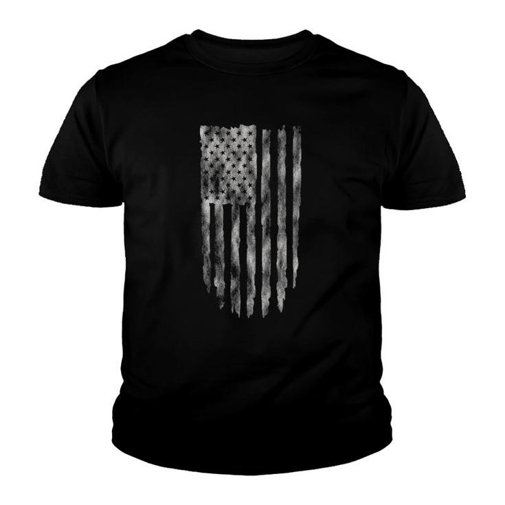 America Patriotic Flag L American Flag L Fourth Of July Youth T-shirt