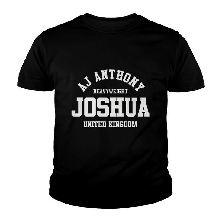 Anthony Boxing Joshua United Kingdom Aj Gym Heavyweight Youth T-shirt