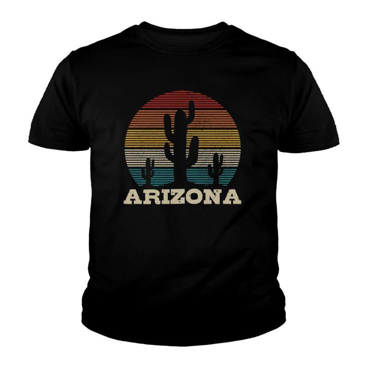 Arizona Cactus Vintage Retro Desert Souvenir Gift  Youth T-shirt