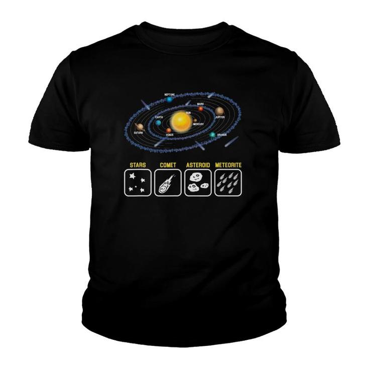Astronomy Geek Galaxy Science Outer Space Solar System Nerd Youth T-shirt