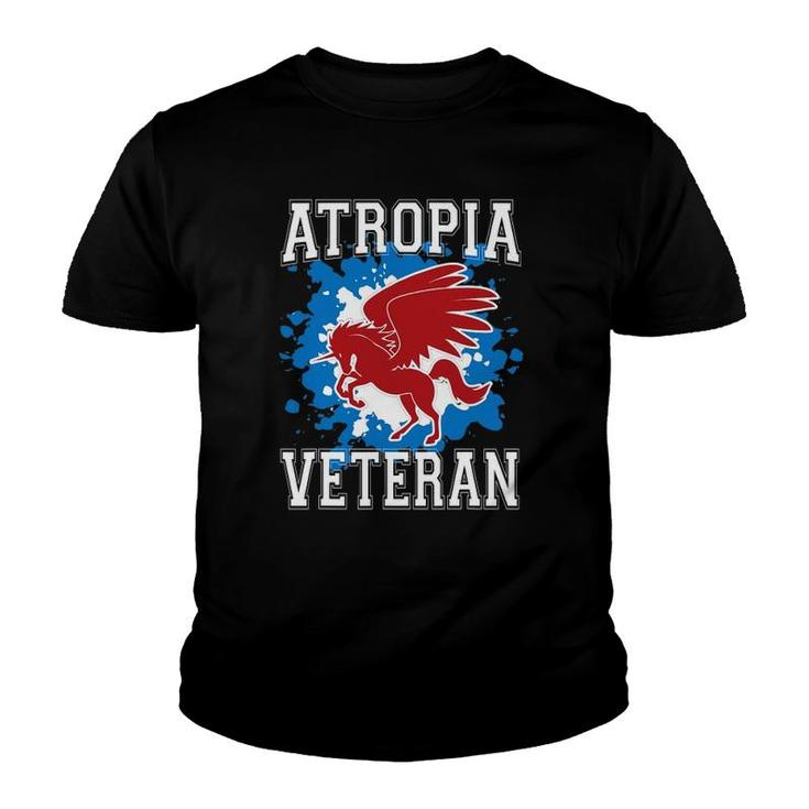 Atropia Veteran  4Th Of July Unicorn  Dd 214 Ver2 Youth T-shirt