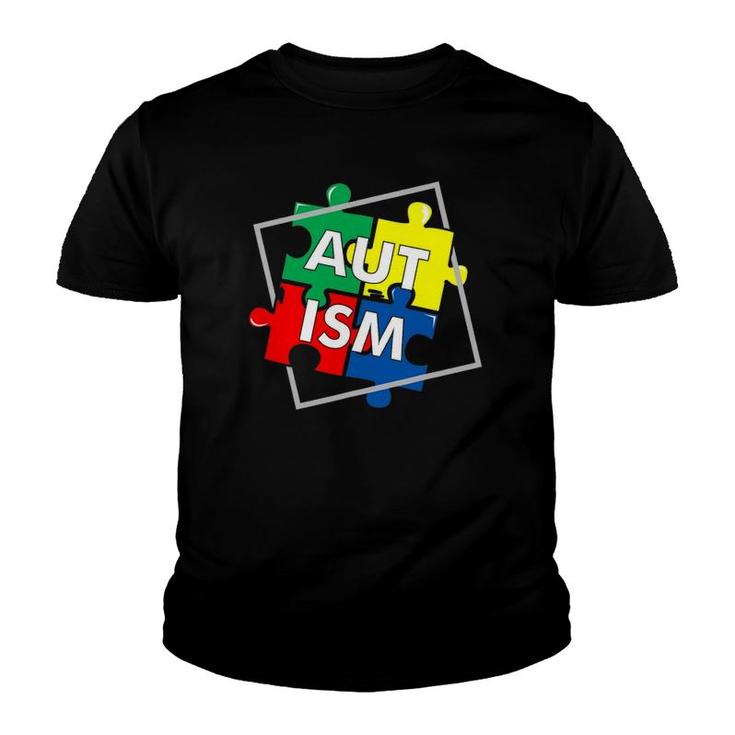 Autism Puzzle Awareness Day  Puzzle Piece Gifts Tee Youth T-shirt