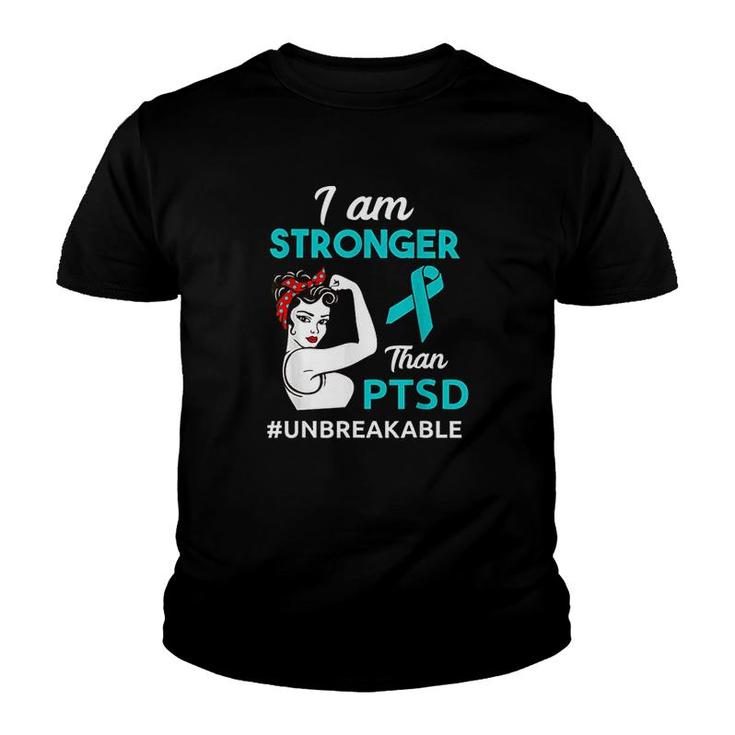 Awareness Strong Women Unbreakable Youth T-shirt