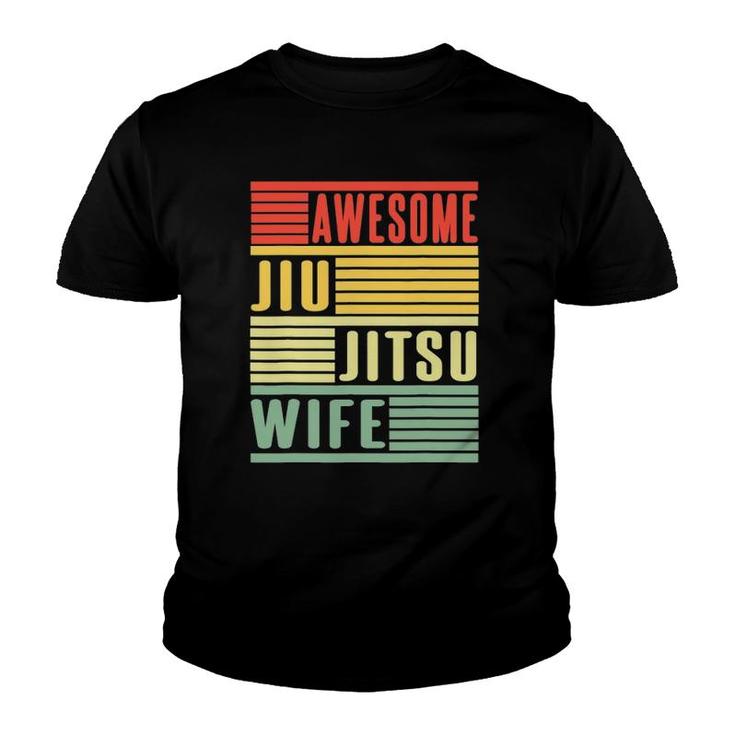 Awesome Jiu Jitsu Wife Youth T-shirt