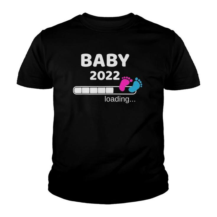 Baby 2022 Loading Pregnancy Mom To Be Youth T-shirt