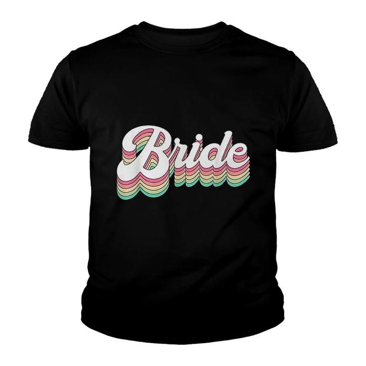 Bachelorette Bride To Be Retro Youth T-shirt