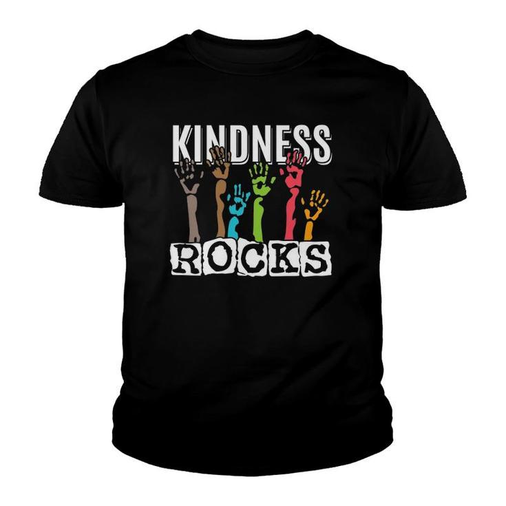 Back To School Team Kindness Rocks Positivity Classmates Youth T-shirt