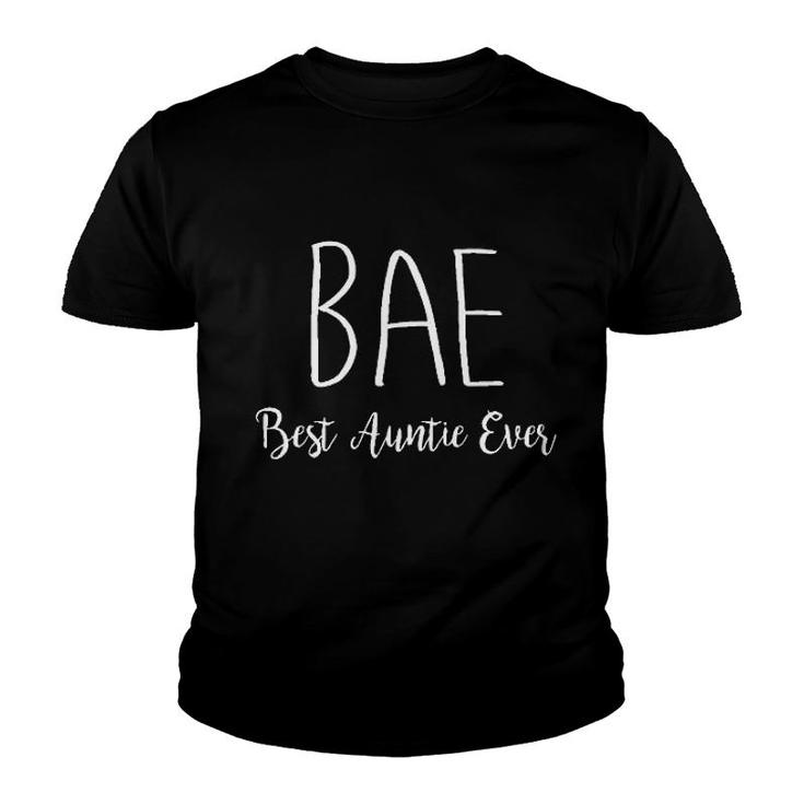 Bae Best Auntie Ever Youth T-shirt