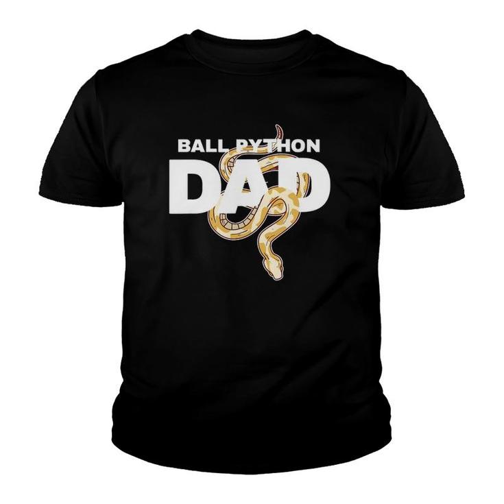 Ball Python Dad Snake Pet Animal Reptile Men Youth T-shirt