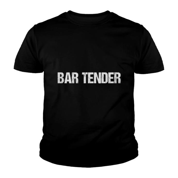 Bar Tender Simple Title  Youth T-shirt