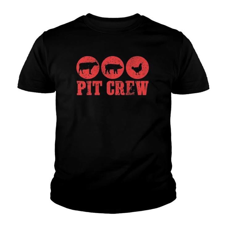 Barbecue Grilling Pit Crew Bbq Smoker  Youth T-shirt