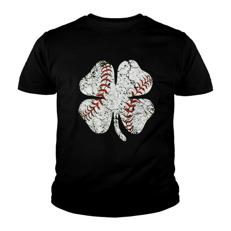 Baseball St Patricks Day Youth T-shirt