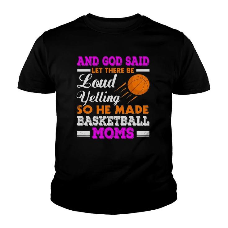 Basketball Mom Funny Basketball Moms Mother Gift Youth T-shirt