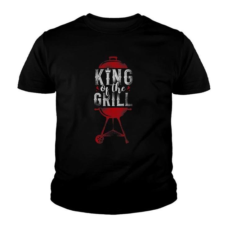 Bbq Smoker Dad King Of The Grill Youth T-shirt