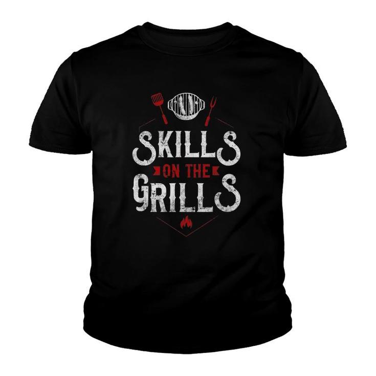 Bbq Smoker Skills On The Grills Youth T-shirt