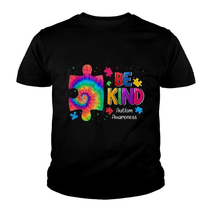 Be Kind Puzzle Pieces Youth T-shirt