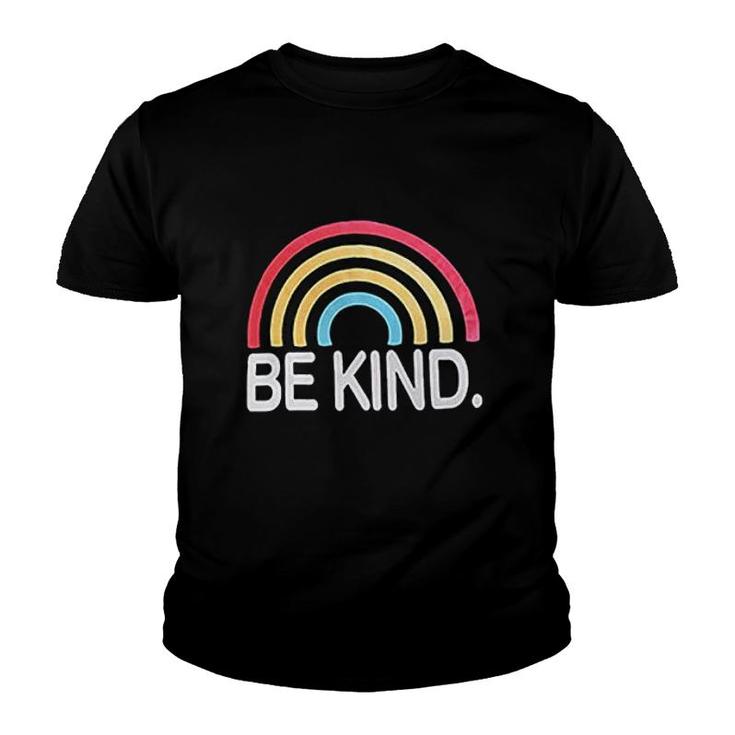 Be Kind Rainbow Graphic Youth T-shirt