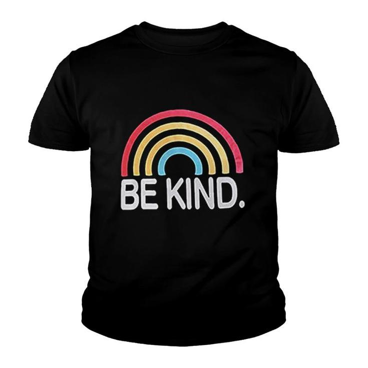 Be Kind Rainbow Graphic Youth T-shirt