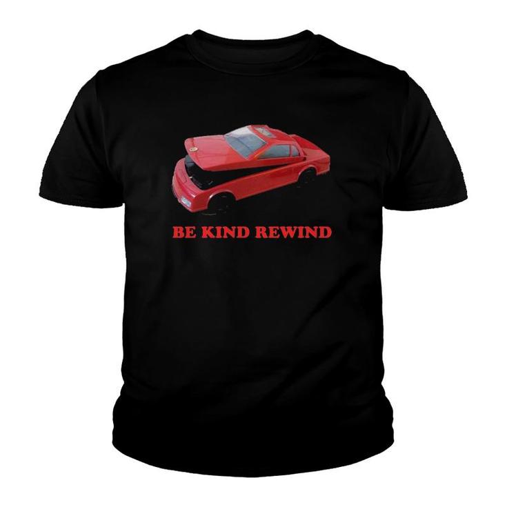 Be Kind Rewind Vintage Retro 80'S Vhs Car Tape Youth T-shirt