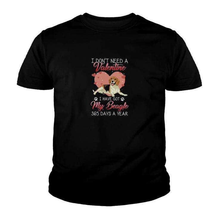 Beagle Is My Valentine Classic Youth T-shirt