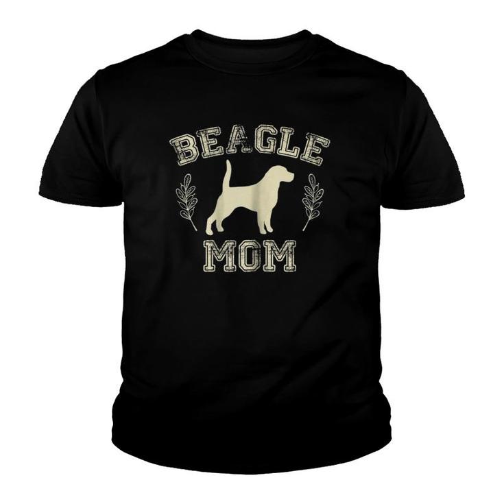 Beagle Mom  Dog Lover Mother's Day Youth T-shirt
