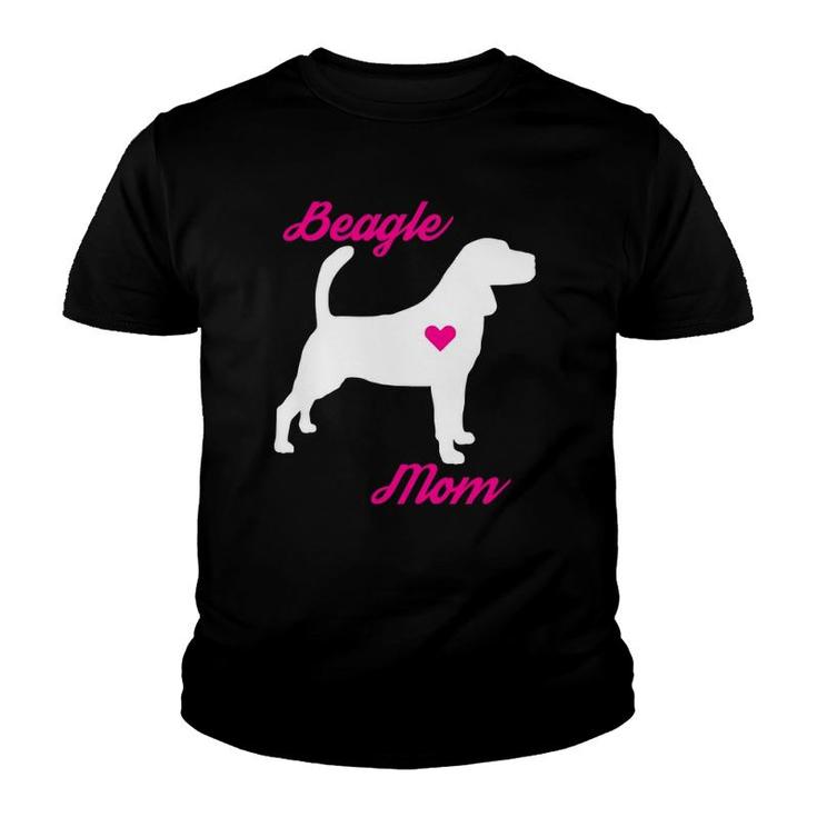Beagle Mom Hooded Womens For Dog Lovers Youth T-shirt