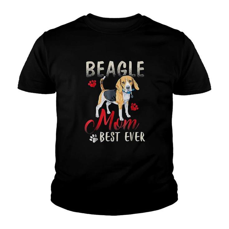 Beagle Shirt Funny Beagle Mom Best Ever Youth T-shirt