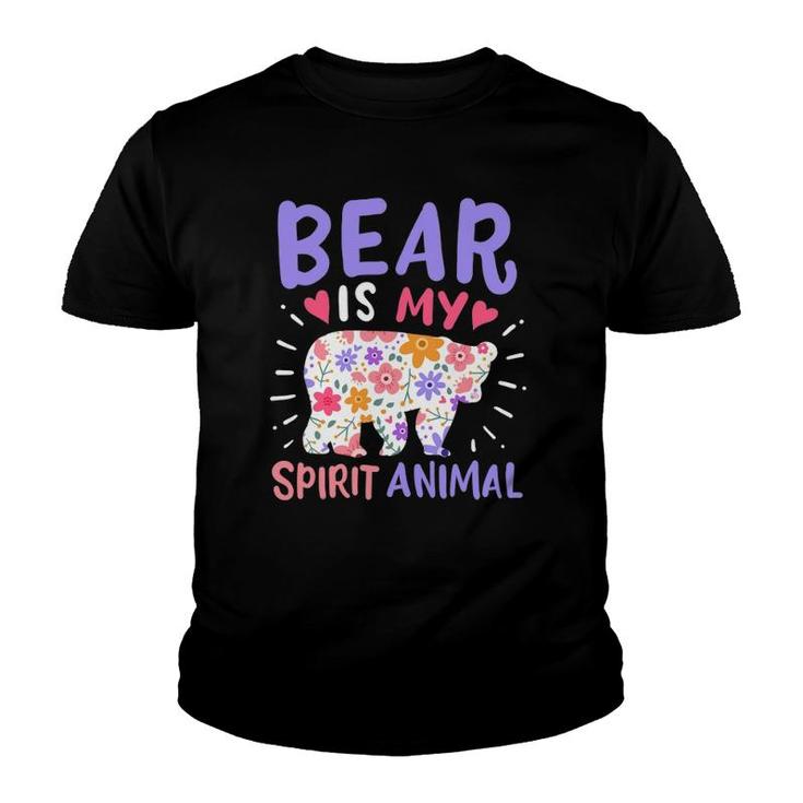 Bear Spirit Animal Youth T-shirt