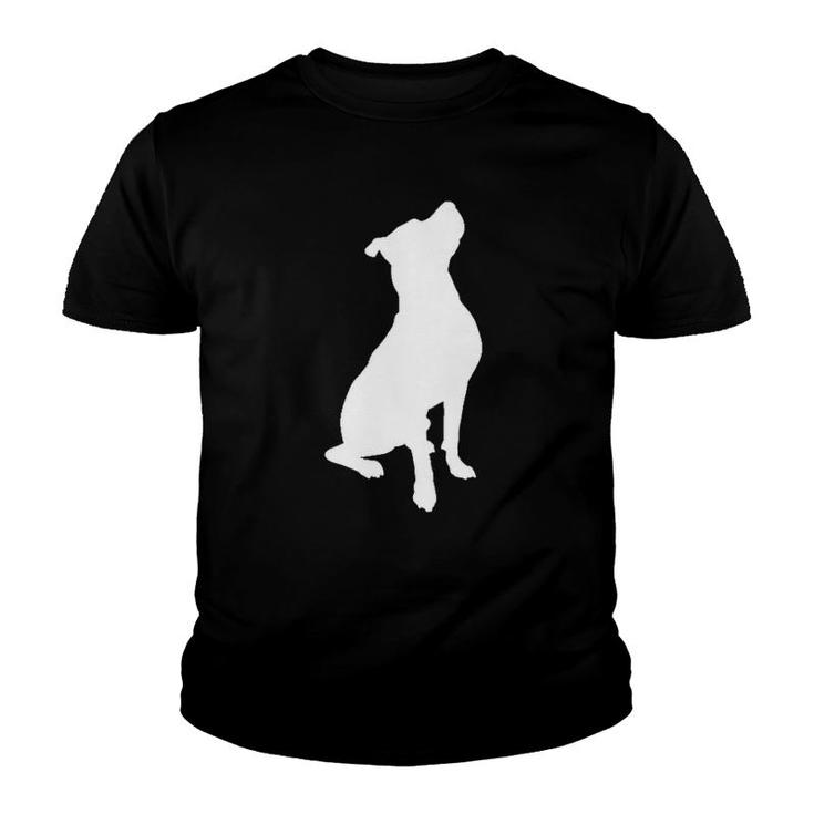 Beautiful White Pitbull Gift For Pittie Moms Dads Dog Lovers  Youth T-shirt