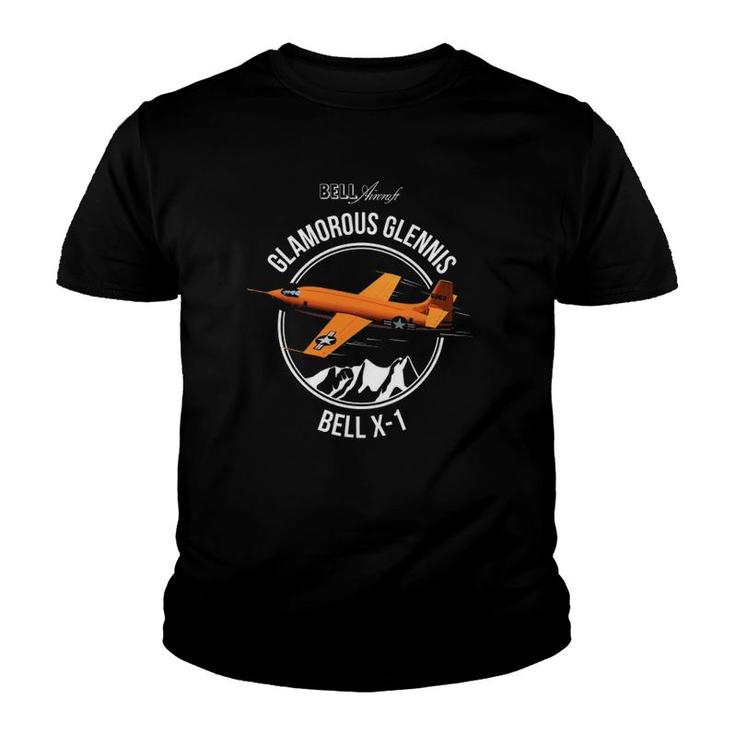 Bell X-1 Supersonic Aircraft Sound Barrier Anniversary Youth T-shirt